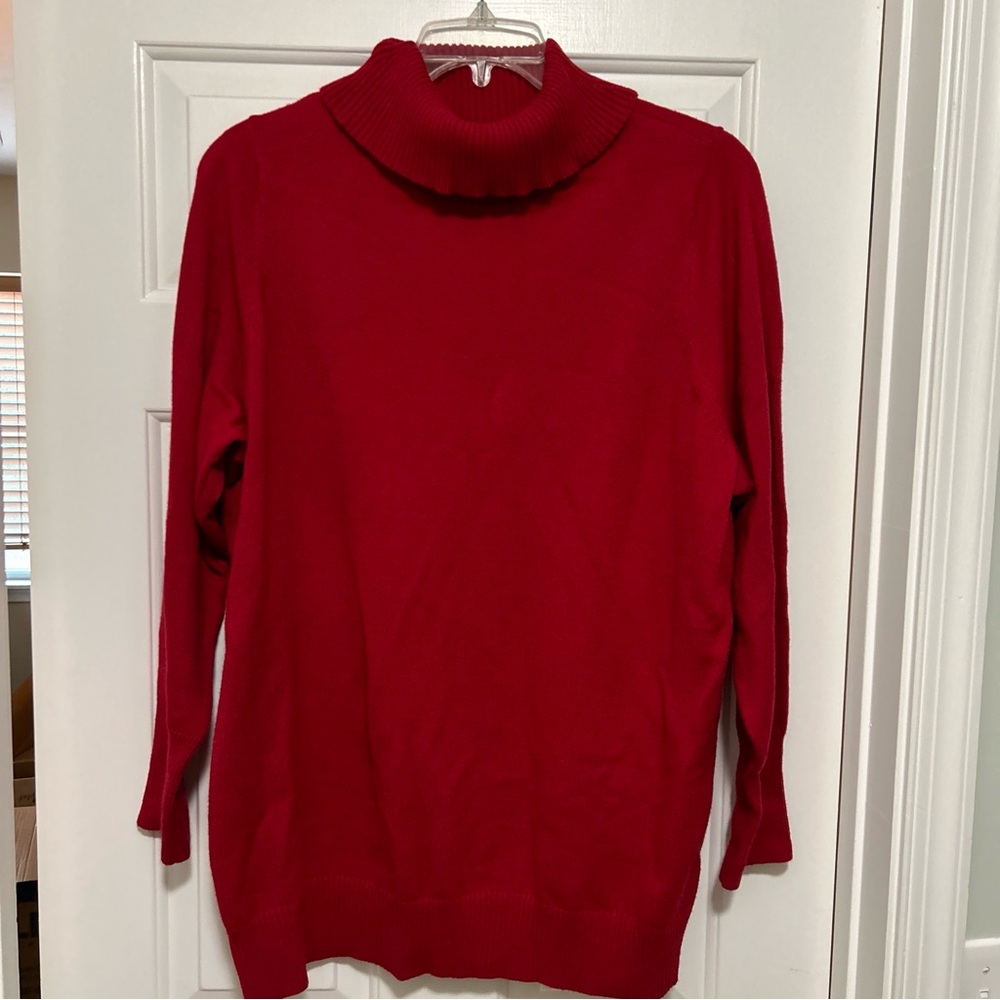 Torrid - NWT Red loose turtleneck sweater - size 3
